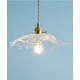 Nordic minimalist stained glass hanging line bedside lamp, post-modern creative bedroom restaurant lamp, small chandelier