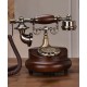 European style retro old-fashioned rotary phone, American antique home landline creative phone