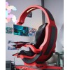 Red and black coding cabin 