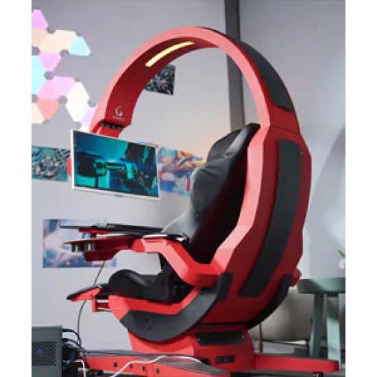 Space capsule design, e-sports computer cockpit, gaming table and chair, gaming cabinet cockpit