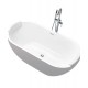 European style acrylic bathtub, thin edged trouble free bathtub for adults, independent insulation, modern standard bathtub