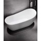 Freestanding bathtub, chaise lounge bathtub, simple shower integrated bathtub, modern design bathtub
