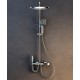 Shower set with digital display and constant temperature