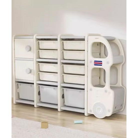 Portable wardrobe, car-shaped wardrobe, children toy storage cabinet, large capacity wardrobe