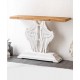 Luxury porch table, hallway table against the wall, slim French style porch table for living room