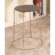Comfortable folding rattan small round stool, dining table stool modern rattan economic seat
