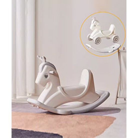 Baby rocking horse, small rocking horse car toy, safe toy car as a birthday gift for babies