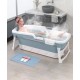 Bathtub, adult foldable bathroom household artifact, thickened large heat insulation bathtub