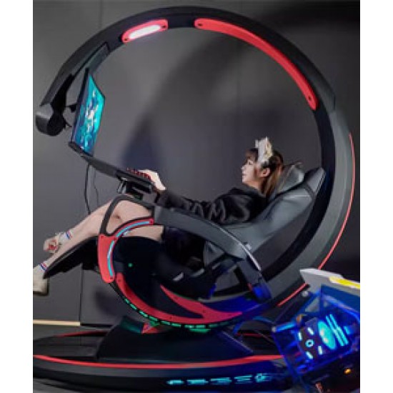 Space capsule design, e-sports computer cockpit, gaming table and chair, gaming cabinet cockpit