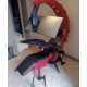 Scorpion design computer integrated gaming table and chair, comfortable computer accessory for home, office
