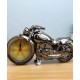 Alarm clock in the form of a motorcycle for a nostalgic style, Clock as decor, old-fashioned atmosphere in the house